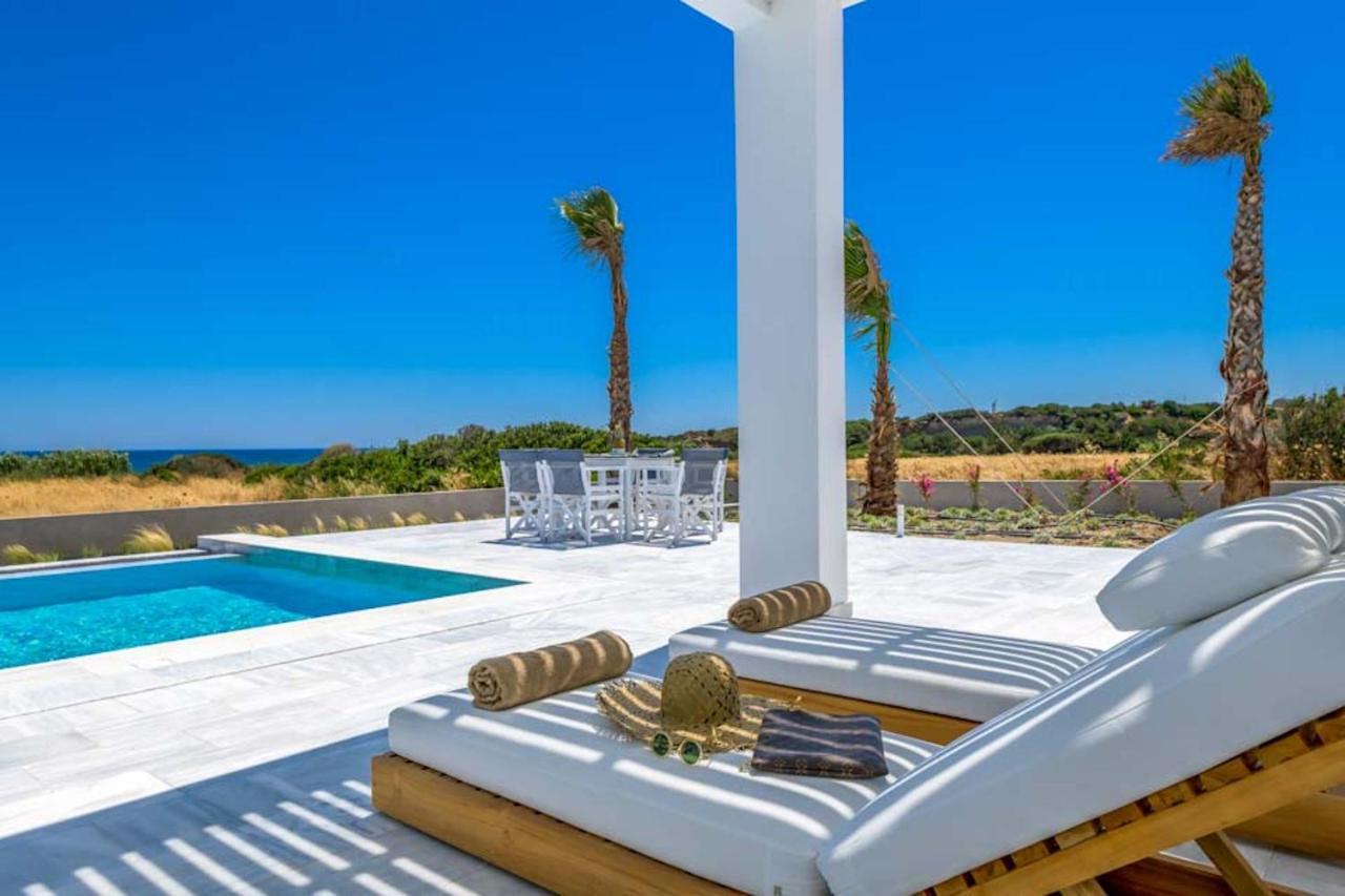 Seashore Beachfront Villa Lakhania Dış mekan fotoğraf