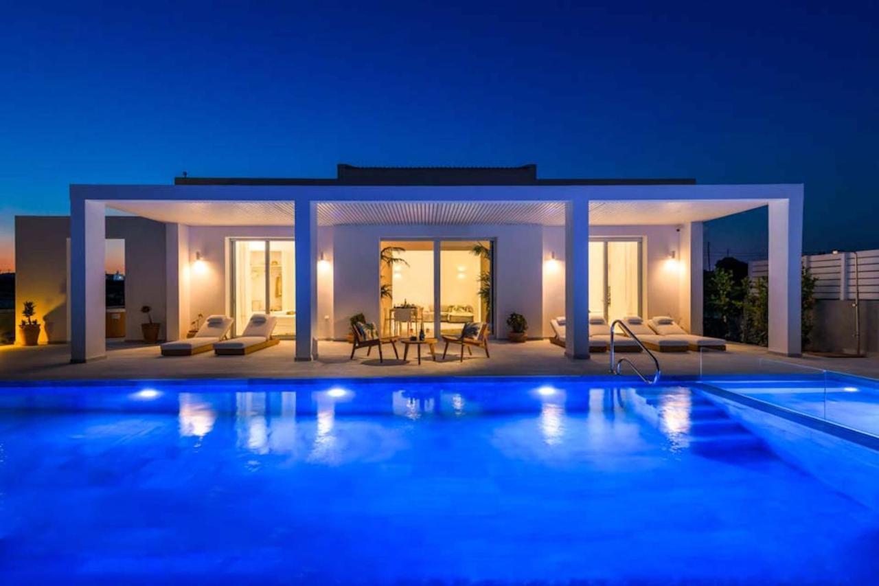 Seashore Beachfront Villa Lakhania Dış mekan fotoğraf